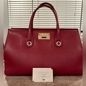 Jimmy Choo Riley Leather Red